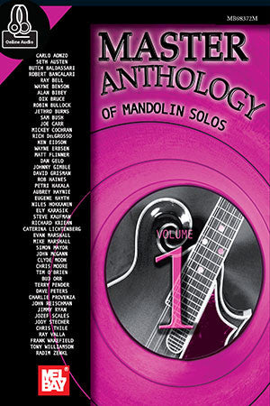Master Anthology of Mandolin Solos Volume One Book CD