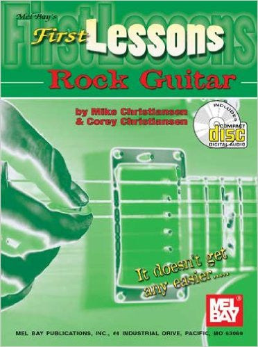 First Lessons Rock Guitar Book CD