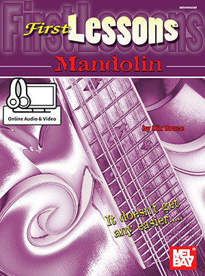 First Lessons Mandolin Book Online Audio Video