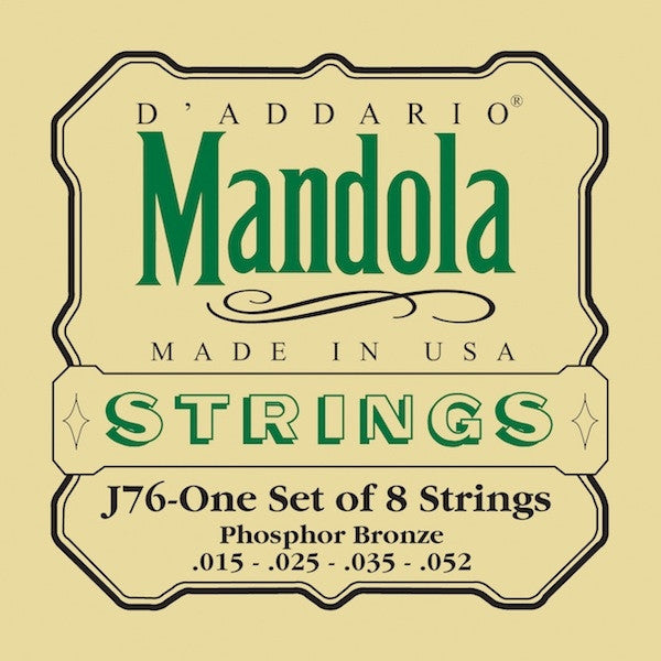 EJ76 Phosphor Bronze Mandola Strings Medium