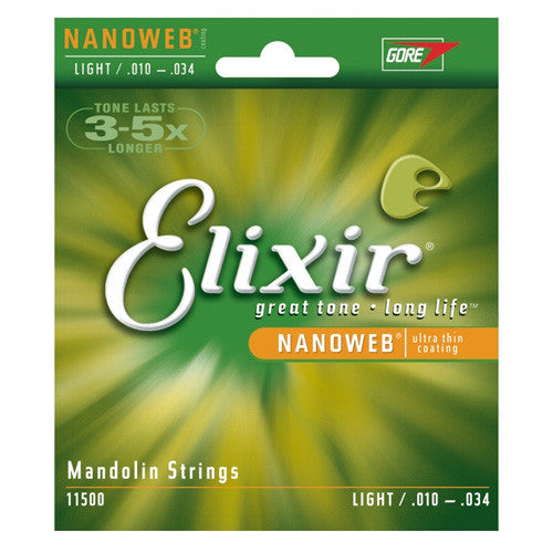 Elixir Mandolin Strings Light