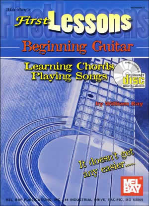 First Lessons Beginning Guitar: Learning Chords Playing Songs Book CD