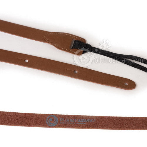 Leather Mandolin Strap Brown