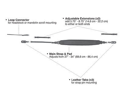 Neotech Mandolin Strap