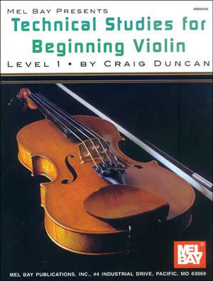 Technical Studies for Beginning Violin Book