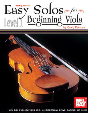 Easy Solos for Beginning Viola Book