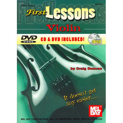 First Lessons Violin Book CD DVD Set)