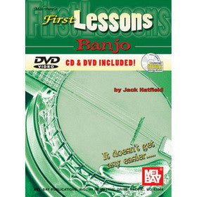 First Lessons Banjo Book CD DVD Set