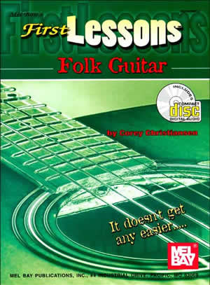 First Lessons Folk Guitar Book CD Set