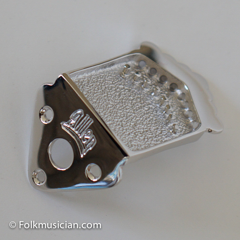 Allen Mandolin Tailpiece Style 1 Nickel