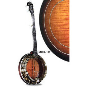 Morgan Monroe Banjo Maple Rim Resonator Clear