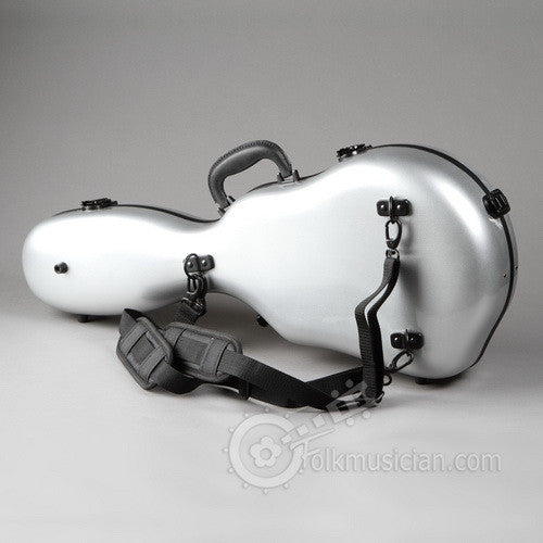 Eastman Fiberglass Mandolin Case Silver