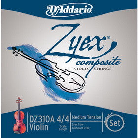 DAddario Zyex Violin Strings