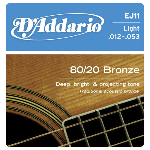 DAddario 80-20 Bronze Round Wound LT