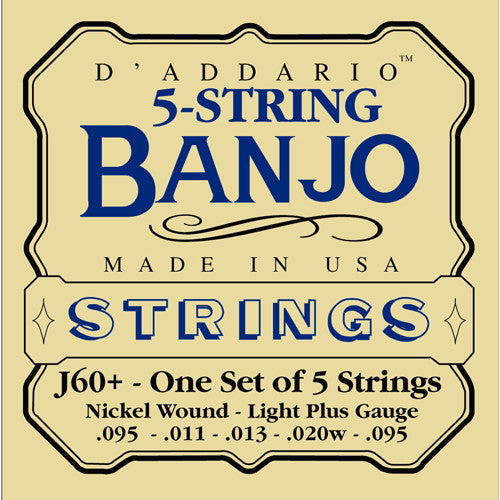 DAddario Banjo Strings Nickel Wound Light
