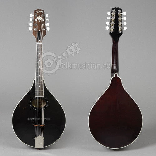 Left Handed Mandolin Kentucky Oval Black